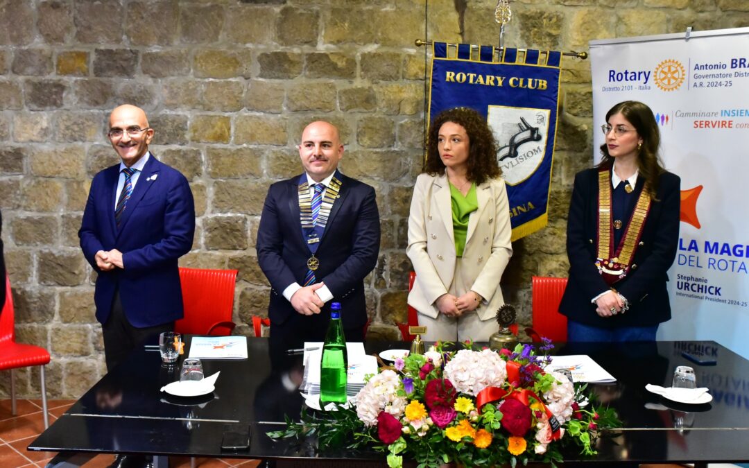 Cerimonia Costituzione Rotaract Club Valle Telesina